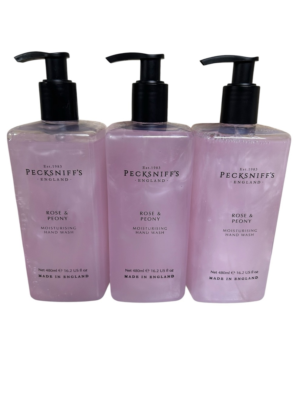 Rose & Peony Moisturising Hand Wash Pecksniff’s